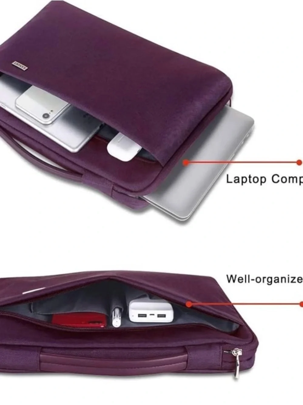 Purple Laptop Sleeve – Slim Women's Laptop Bag